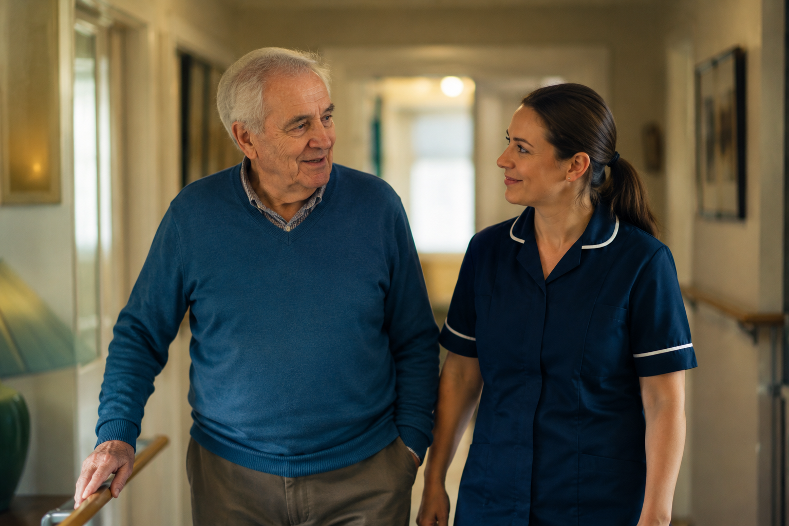 Patient and carer interaction